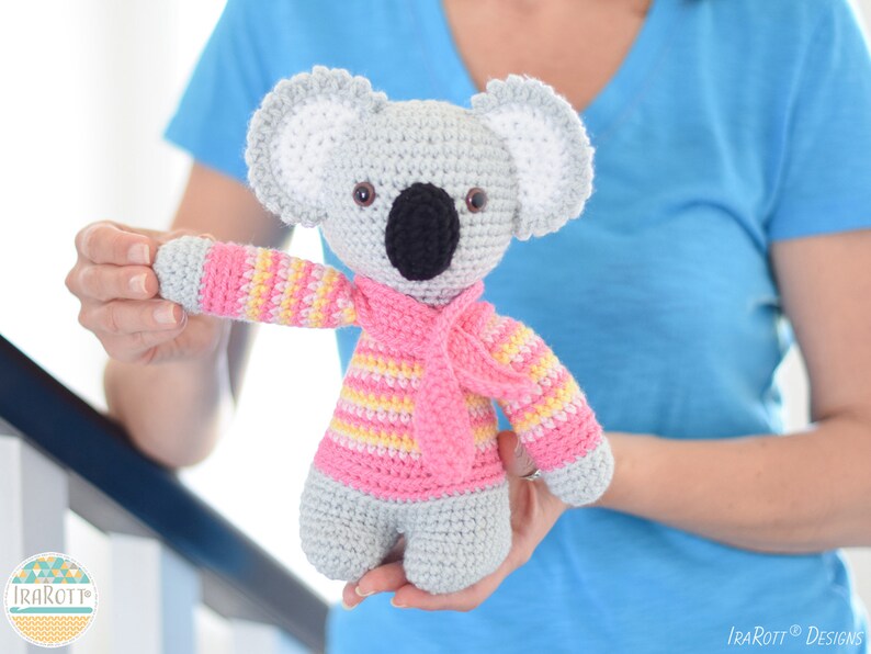 CROCHET PATTERN Ken The Chubby Little Koala image 7