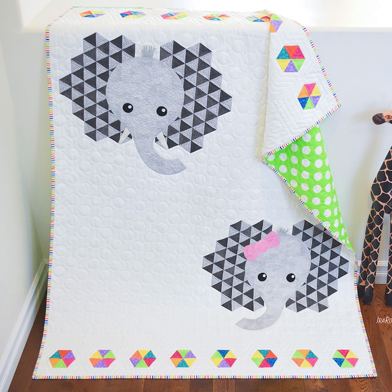 Elephant Quilt Pattern - Etsy