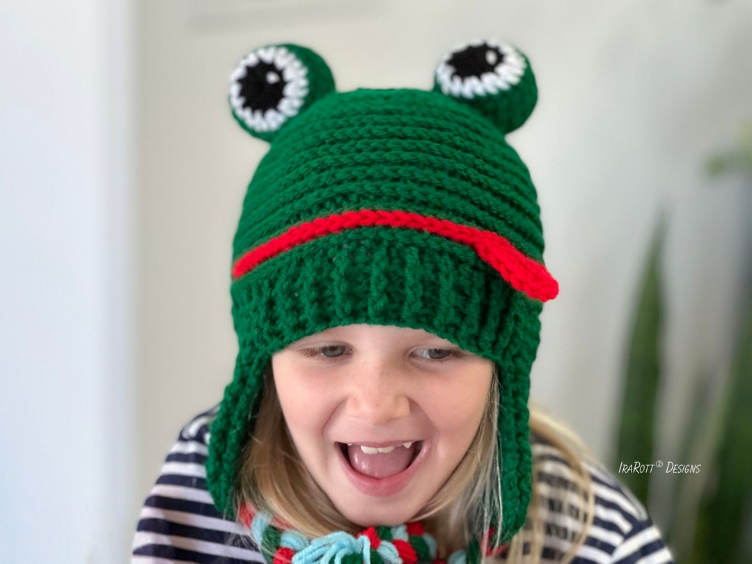CROCHET PATTERN Lotus the Frog Hat - Etsy