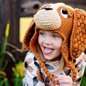 CROCHET PATTERN CoCo the Spaniel Puppy Dog Hat