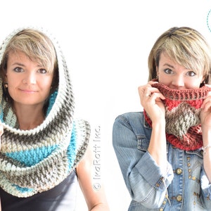 CROCHET PATTERN Cake Craze Chunky Cowl image 5