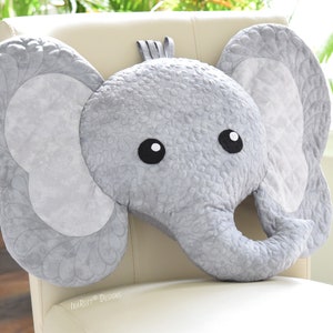 QUILTING PATTERN Josefina and Jeffery Elephant Pillow image 3