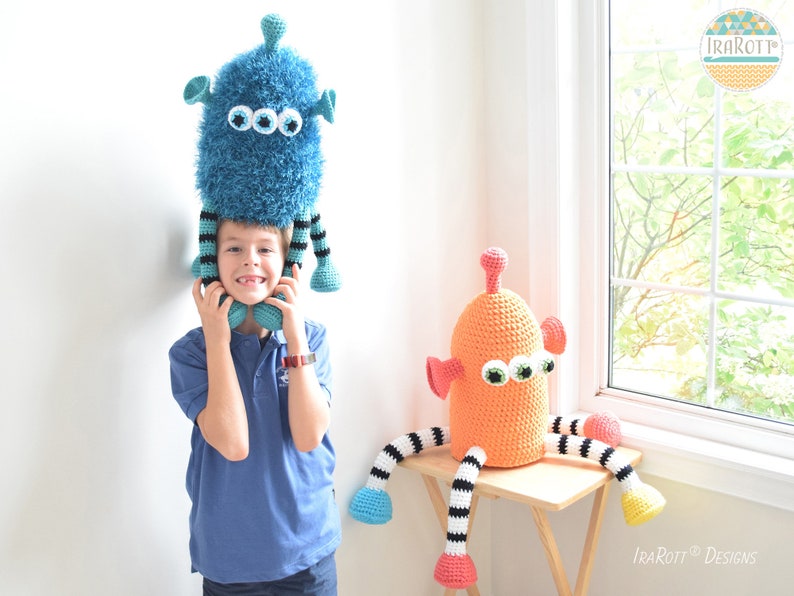 CROCHET PATTERN ZaZu The Space Monster Amigurumi Toy image 8