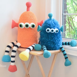 CROCHET PATTERN ZaZu The Space Monster Amigurumi Toy image 1