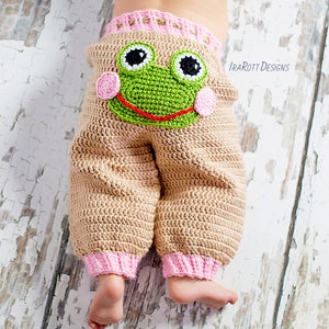 CROCHET PATTERN Pistachio The Frog Pants image 6