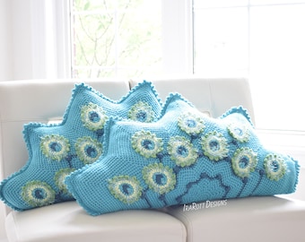 CROCHET PATTERN Pavo the Peacock Pillow