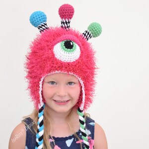 CROCHET PATTERN Neon The Gumball Monster Hat