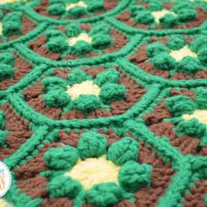 CROCHET PATTERN Bubbles the Turtle Animal Rug image 4