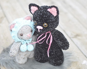 CROCHET PATTERN Sassy The Chubby Little Kitty Amigurumi