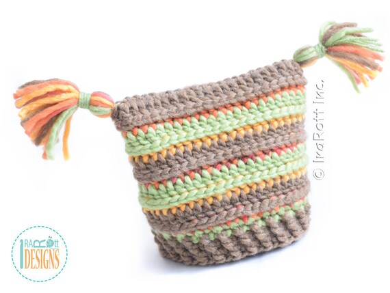 CROCHET PATTERN Yarn Amy Square Hat 