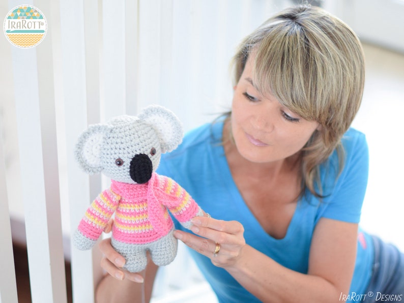 CROCHET PATTERN Ken The Chubby Little Koala image 4