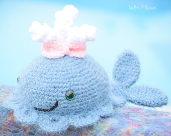 CROCHET PATTERN Joyce and Justin The Chubby Little Whales Amigurumi