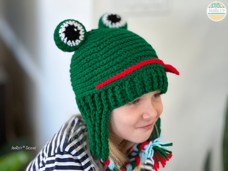 CROCHET PATTERN Lotus the Frog Hat - Etsy