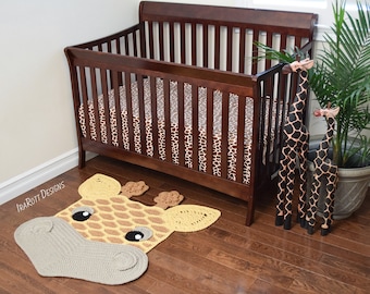 CROCHET PATTERN Rusty the Giraffe Safari Animal Rug