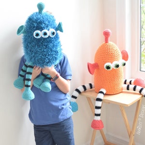 CROCHET PATTERN ZaZu The Space Monster Amigurumi Toy image 5