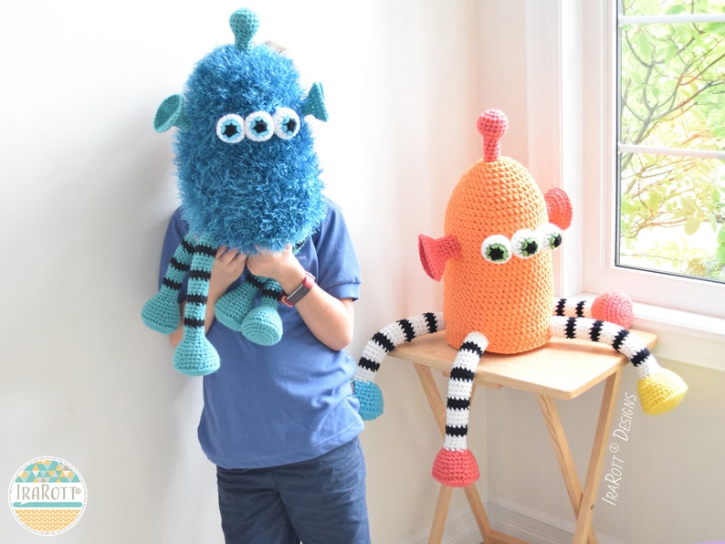 CROCHET PATTERN ZaZu The Space Monster Amigurumi Toy image 5