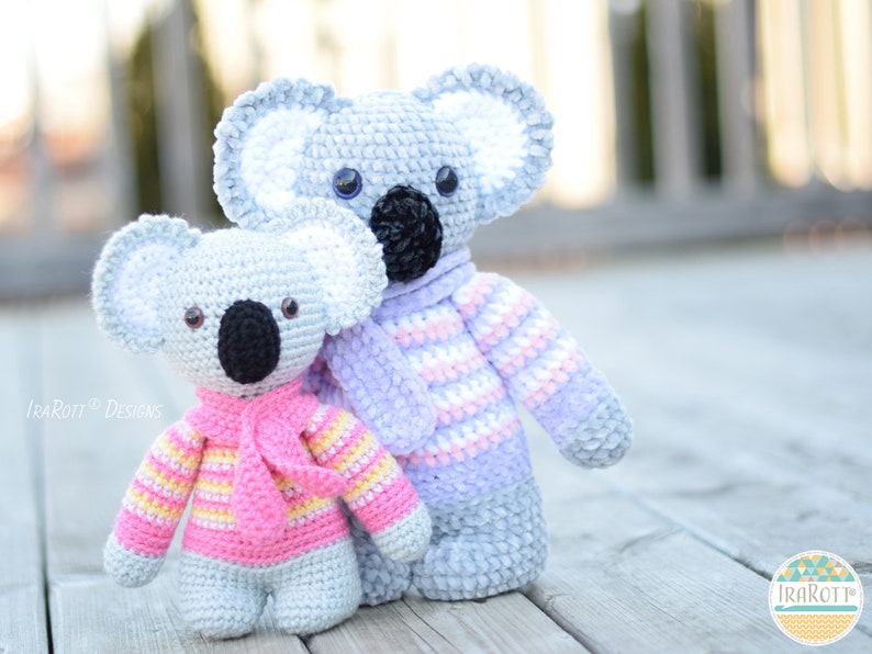 CROCHET PATTERN Ken The Chubby Little Koala image 3