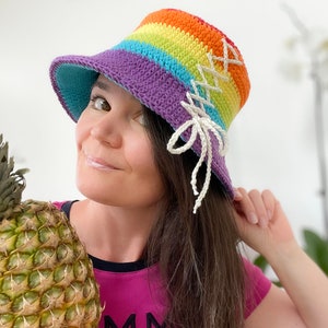 CROCHET PATTERN Together We Stand Bucket Hat image 8