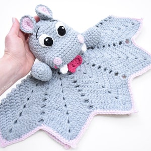 CROCHET PATTERN Happy Hippo the Hippopotamus Lovey image 5