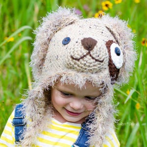 Puppy Dog Hat Crochet Pattern – Animal Earflap Beanie (PDF Download) - Etsy