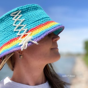 CROCHET PATTERN Together We Stand Bucket Hat image 5