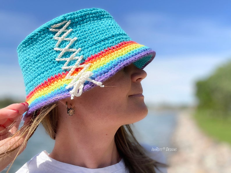 CROCHET PATTERN Together We Stand Bucket Hat image 5
