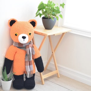 CROCHET PATTERN Roxy The Forest Fox Big Amigurumi image 4