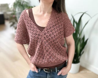 CROCHET PATTERN Rock Clematis Tee