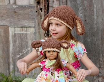 CROCHET PATTERN Baa-Baa Lamb Sheep Animal Hat