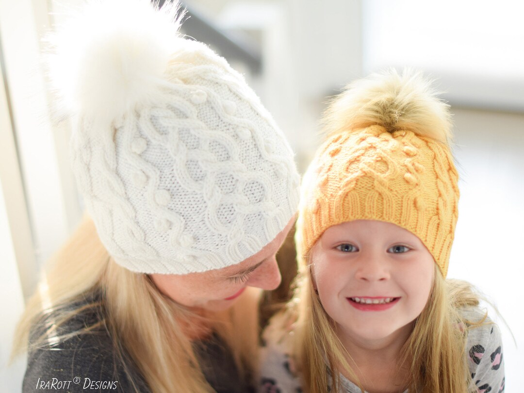 KNITTING PATTERN Modern Heirloom Cable Hat - Etsy
