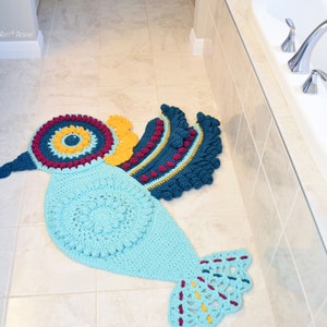 CROCHET PATTERN Colibri The Hummingbird Rug image 5