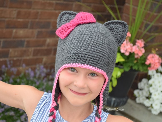 CROCHET PATTERN Sassy the Kitty Hat 