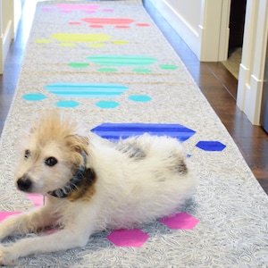 QUILTING PATTERN The Pawesome Floor Runner Jelly Roll Rug