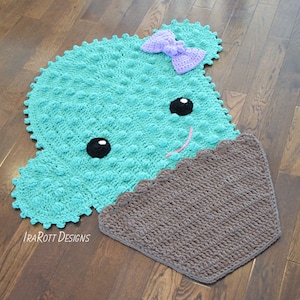 CROCHET PATTERN Snuggles The Cactus Rug