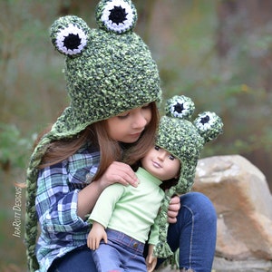 CROCHET PATTERN Pistachio the Frog Hat