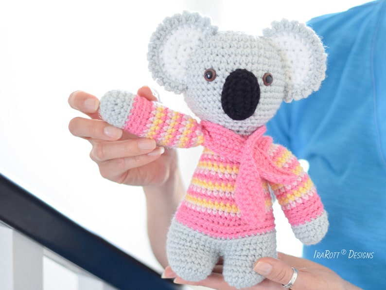 CROCHET PATTERN Ken The Chubby Little Koala image 1