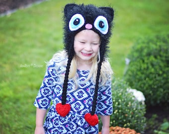 CROCHET PATTERN Sassy the Kitty Cat Hat