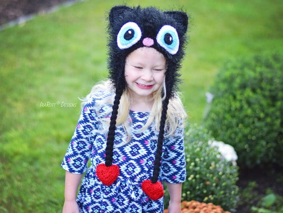 CROCHET PATTERN Sassy the Kitty Cat Hat