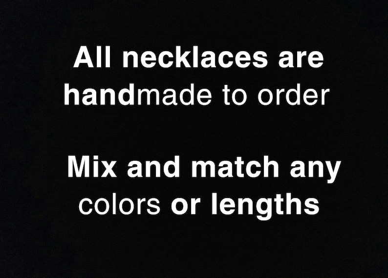 10pc 3mm Thick Rattail Satin Cord Necklaces Black Brown Navy Pink Red 14 16 17 18 19 20 22 24 26 28 30 Long Handmade in USA image 5