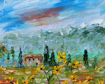 abstract sunflower etsy