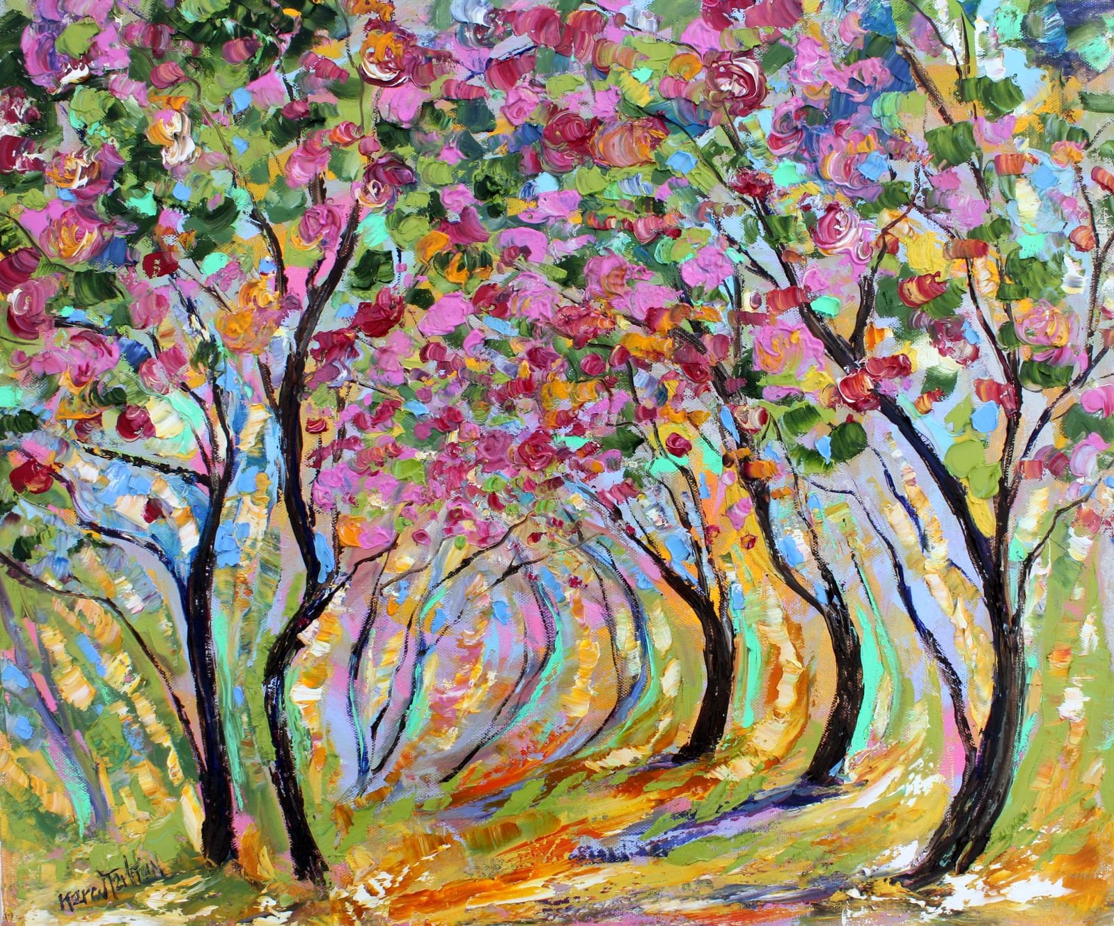 Spring Tree Painting