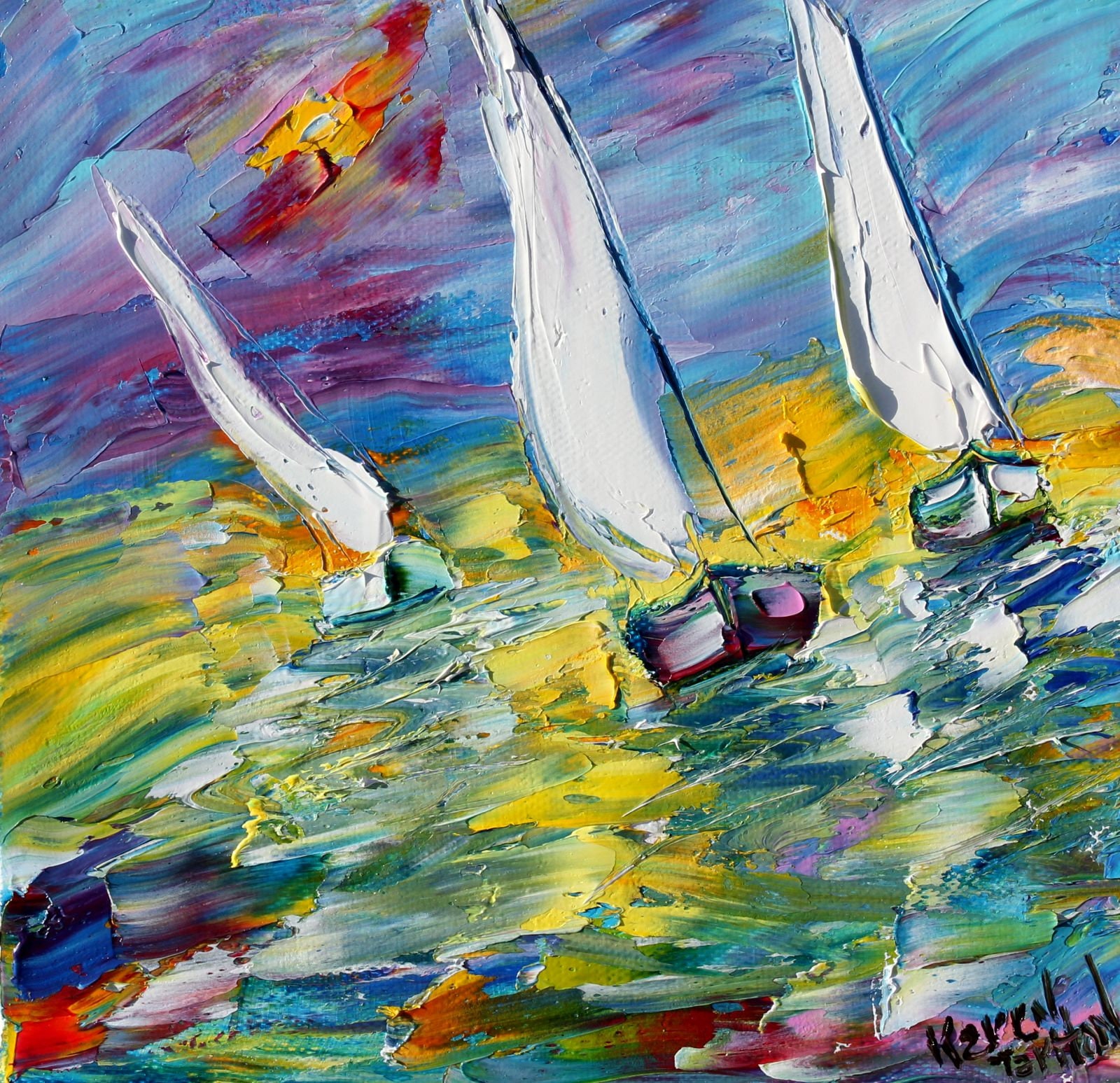 target sailboat art