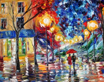 Fine Art Print made from image of oil painting by Karen Tarlton - Late Night Romance