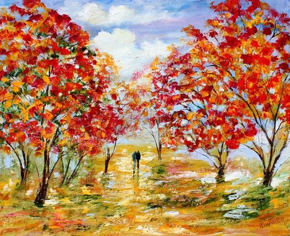 Silence Works Like This, 30x40 original oil painting impressionist