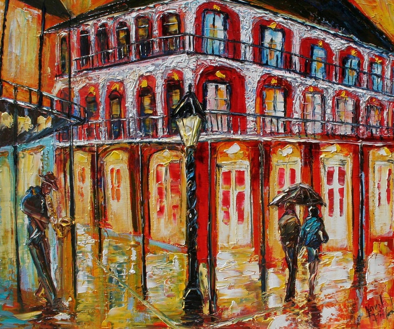 New Orleans Canvas Print New Orleans Art NOLA Art Print Made Etsy