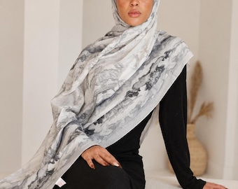 Modal Digitaldruck Hijab Kollektion – 200 x 75 cm
