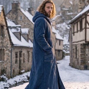 Moroccan Farwa – Full-Zip Wool & Cotton Winter Coat | Warm Traditional Outerwear for Men  Women