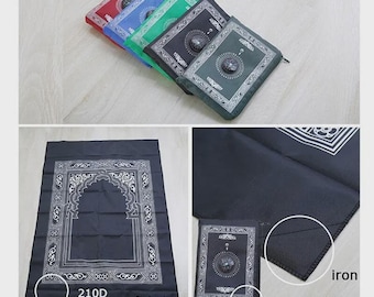 Portable Waterproof Travel Prayer Mat - with Compass