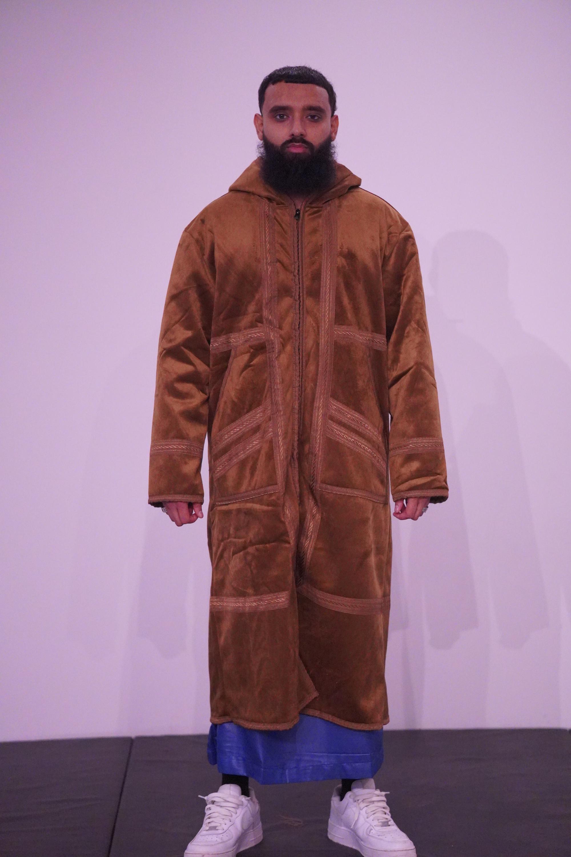 Luxury Moroccan Farwa Coat – Wool & Cotton | Full Zip | Unisex - Etsy