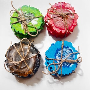 Resin coasters/burst coasters/honeycomb coasters